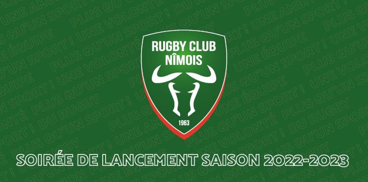 soiree lancement - rugby club nîmois